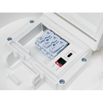 LED Dimbart badrumsplafond VARIO LUMO LED/22/32W/230V 3000/4000/5700K Ø 41 cm IP44 vit