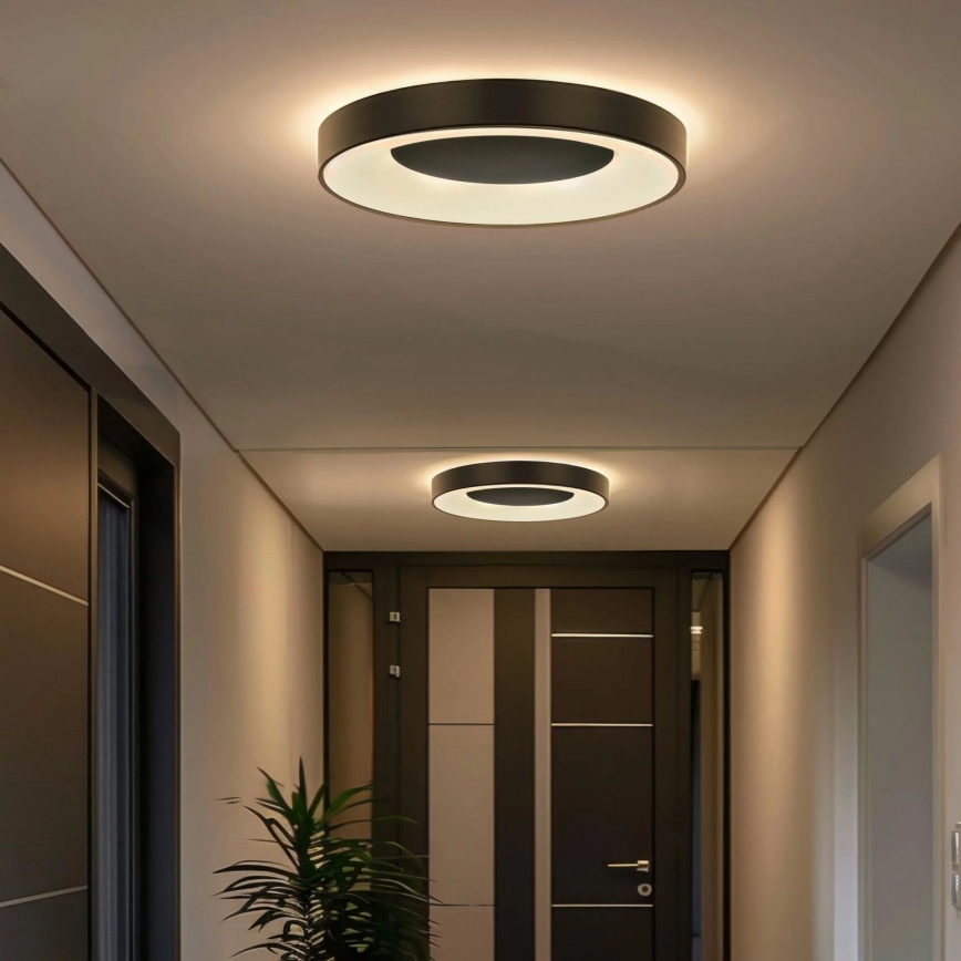 LED ljusreglerad taklampa till badrum WITOLD LED/72W/230V diameter 48 cm 3000-6000K IP44 + fjärrkontroll