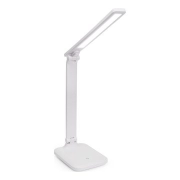 LED Dimbar touch bordslampa med trådlös laddning och USB port REMUS LED/5W/230V vit