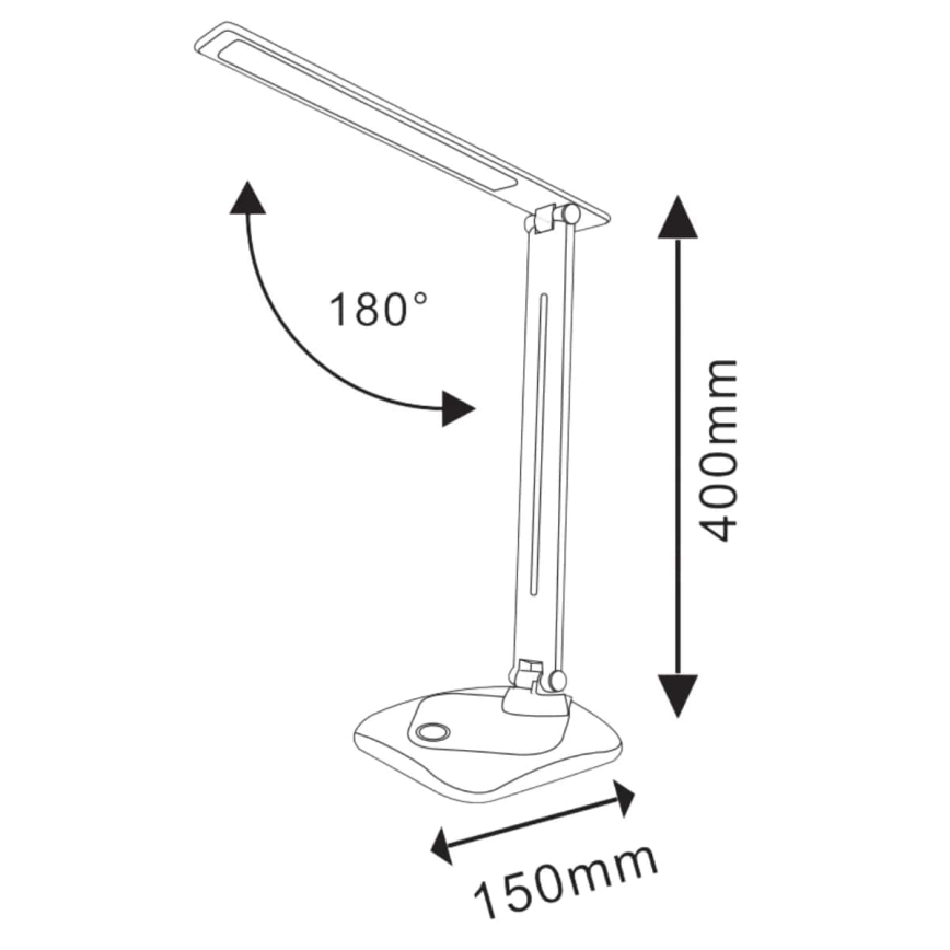LED Dimbar touch Bordslampa TOLEDO LED/8W/230V 3000-6500K