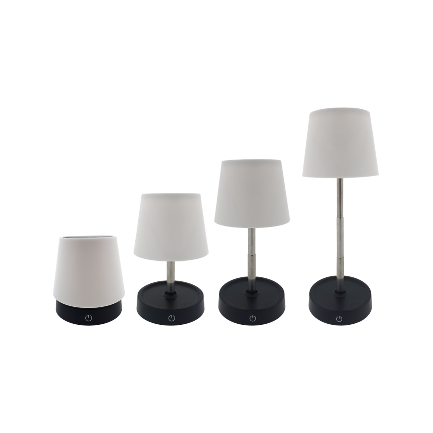 LED Dimbara Touchbordslampa LED/3W/5V USB 800 mAh vit