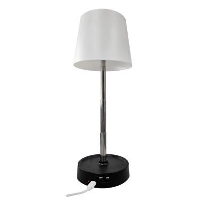 LED Dimbara Touchbordslampa LED/3W/5V USB 800 mAh vit