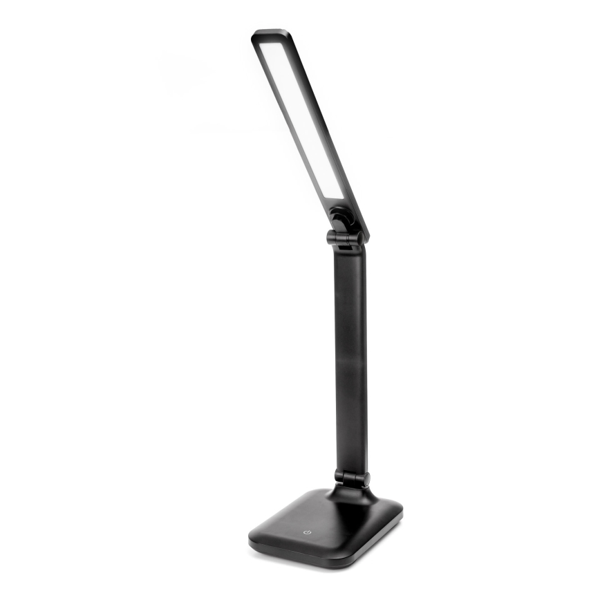 LED Dimbar touch bordslampa med trådlös laddning och USB port REMUS LED/5W/230V svart