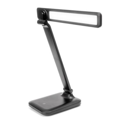 LED Dimbar touch bordslampa med trådlös laddning och USB port REMUS LED/5W/230V svart