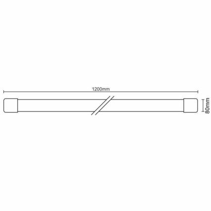 LED Dimbar underskåpsbelysning för kök LED/40W/230V 3000-6500K Wi-Fi Tuya IP40