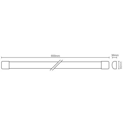 LED Dimbar underskåpsbelysning för kök med sensor LED/20W/230V 4000K IP40