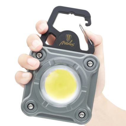 LED Dimbar uppladdningsbar arbetslampa LED/15W/5V IPX4 1000 lm 2000 mAh