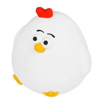 Uppladdningsbar dimbar nattlampa för barn LED/1W/5V 3000K 800 mAh kyckling