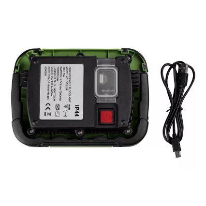 LED Dimbar uppladdningsbar strålkastare SAMSUNG CHIP + SOS funktion 20W/3,7V/USB IP44