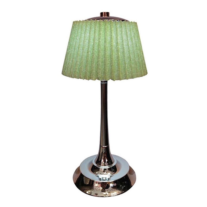 LED Dimbar uppladdningsbar touch bordslampa LED/1,5W/5V 3000/4000/6000K 1800 mAh grön
