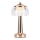 LED Dimbar uppladdningsbar touch bordslampa LED/1W/5V 3000-6000K 1800 mAh Roséguld