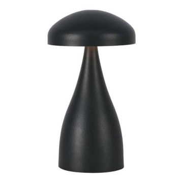 LED Dimbar uppladdningsbar touch bordslampa LED/1W/5V 3000-6000K 1800 mAh svart