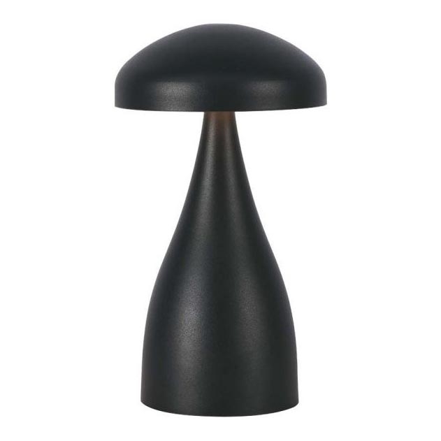 LED Dimbar uppladdningsbar touch bordslampa LED/1W/5V 3000-6000K 1800 mAh svart