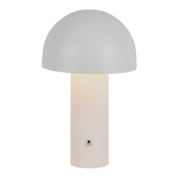 LED Dimbar uppladdningsbar touch bordslampa LED/1W/5V 3000-6000K 1800 mAh vit