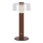 LED Dimbar uppladdningsbar touch bordslampa LED/1W/5V 3000K 1800 mAh brun