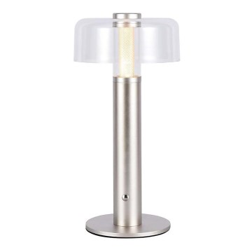 LED Dimbar uppladdningsbar touch bordslampa LED/1W/5V 3000K 1800 mAh guld