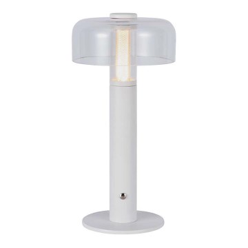 LED Dimbar uppladdningsbar touch bordslampa LED/1W/5V 3000K 1800 mAh vit
