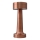 LED Dimbar uppladdningsbar touch bordslampa LED/3W/5V 2000mAh koppar