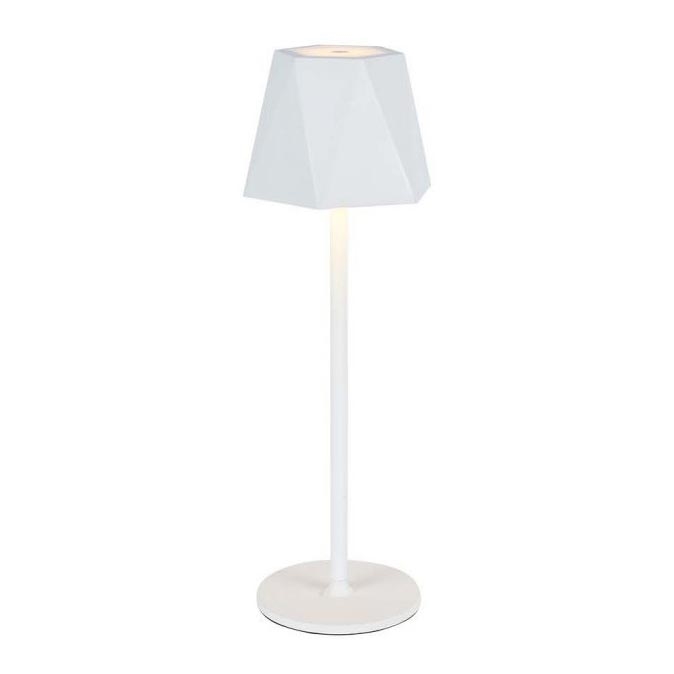 LED Dimbar uppladdningsbar touch bordslampa LED/4W/5V 3000-6000K 1800 mAh vit