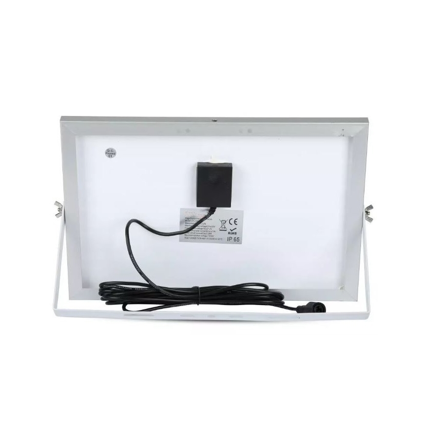 LED Dimbar utomhus sollampa LED/12W/3,2V 6000K IP65 + Fjärrstyrd