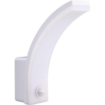 LED Dimbar utomhus vägglampa med rörelse- och skymningssensor LED/12/15/20W/230V IP65 vit