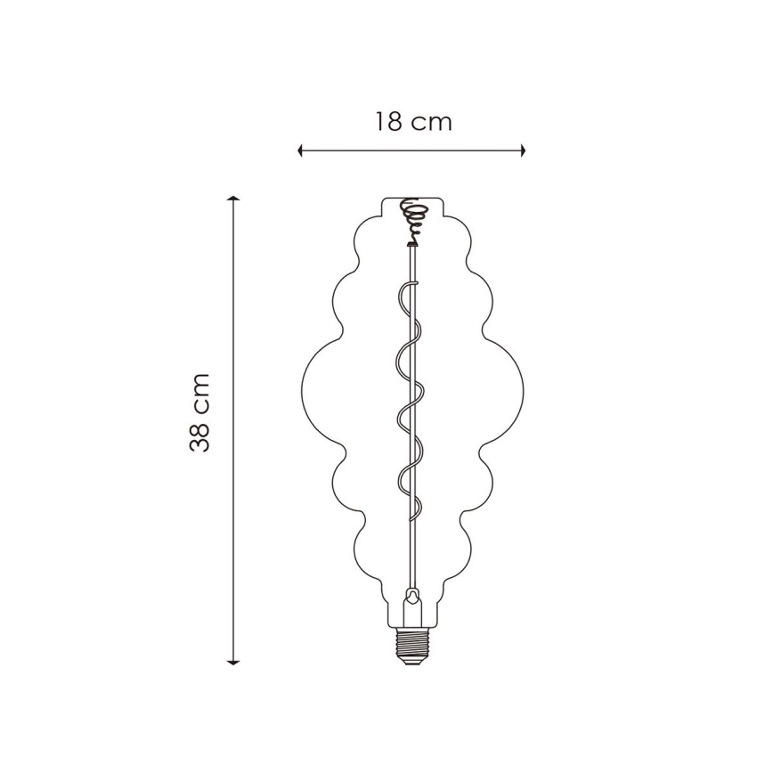 LED Dimbar glödlampa VINTAGE EDISON E27/4W/230V 3000K CRI 90