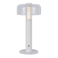 LED Dimbara uppladdningsbara touchbordslampa LED/1W/5V 3000K 1800 mAh vit