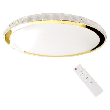 LED Dimbart takarmatur LAYLA LED/50W/230V 3000/4000/6000K guld + fjärrkontroll