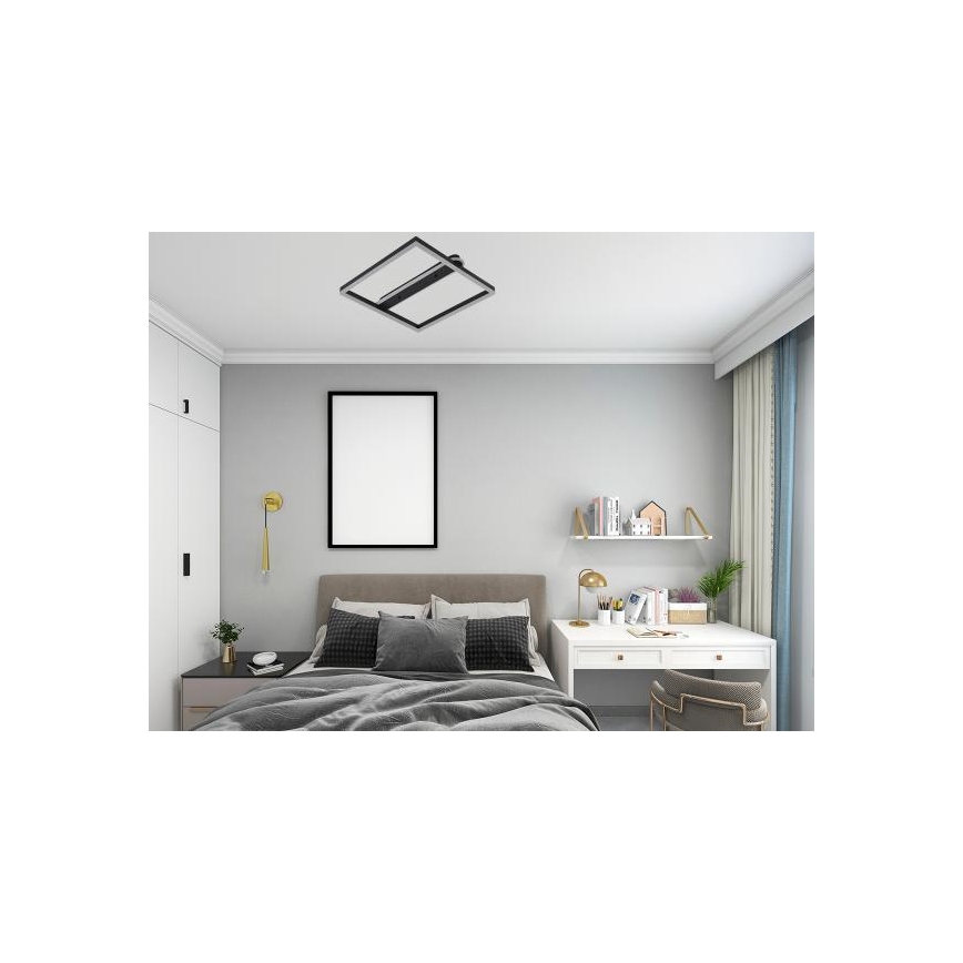 LED Dimbart takarmatur LED/60W/230V 3000-6500K + fjärrkontroll