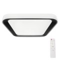LED Dimbart takarmatur QUADRO LED/66W/230V 3000-6000K vit/svart + fjärrkontroll
