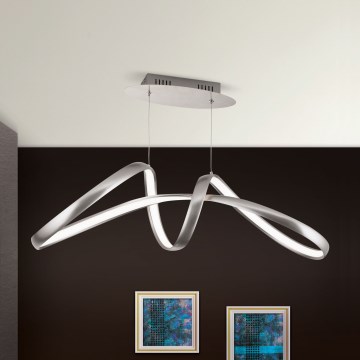 LED Dimbart taklampa CIRCUS LED/36W/230V silver