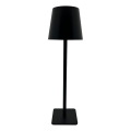 LED Dimbart Touchbordslampa LED/5W/5V USB 1200 mAh svart