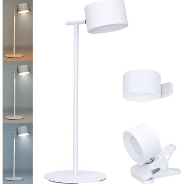 LED Dimbart Touchuppladdningsbar lampa 3-i-1 LED/4W/2000 mAh 3000/4000/6500K vit
