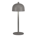 LED Dimbart uppladdningsbart touchbordslampa LED/1W/5V 3000-6000K 1800 mAh grå