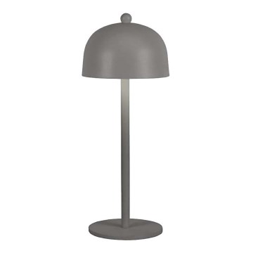 LED Dimbart uppladdningsbart touchbordslampa LED/1W/5V 3000-6000K 1800 mAh grå