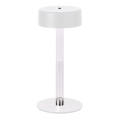 LED Dimbart uppladdningsbart touchbordslampa LED/3W/5V 3000-6000K 2400 mAh vit