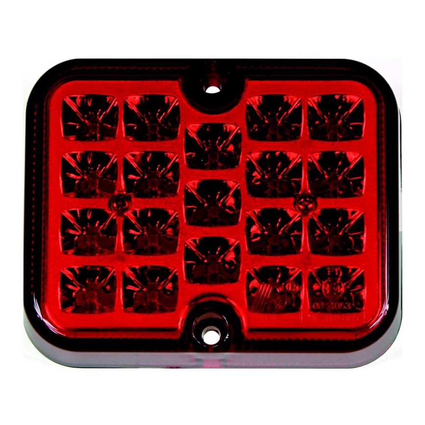 LED Dimljus SINGLE LED/1,9W/12V IP67 röd
