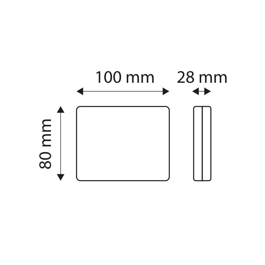 LED Dimljus SINGLE LED/1,9W/12V IP67 röd