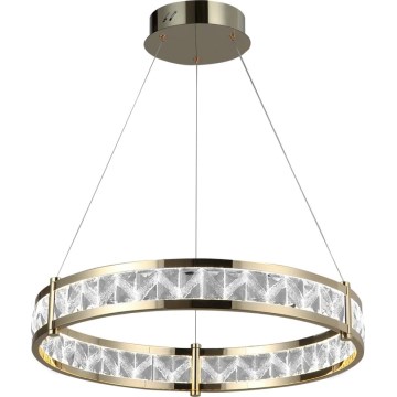 LED-dimmbar kristallkrona på vajer ENRIQUE LED/40W//230V 3000-6000K Ø 60 cm + fjärrkontroll