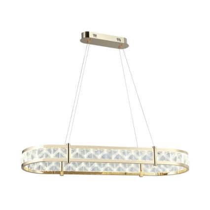 Dimbar LED-kristallkrona på vajer ENRIQUE LED/50W//230V 3000-6000K + fjärrkontroll