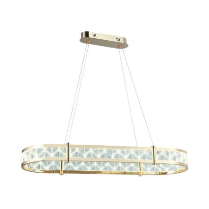 Dimbar LED-kristallkrona på vajer ENRIQUE LED/50W//230V 3000-6000K + fjärrkontroll