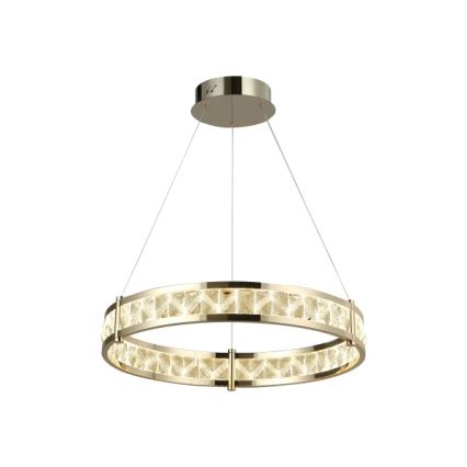 Dimmbar LED-kristallkrona på vajer ENRIQUE LED/55W//230V 3000-6000K pr. 80 cm + fjärrkontroll