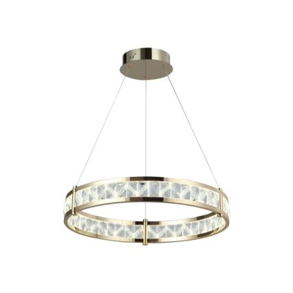 Dimmbar LED-kristallkrona på vajer ENRIQUE LED/55W//230V 3000-6000K pr. 80 cm + fjärrkontroll