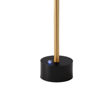 LED-dimmbar uppladdningsbar bordslampa SAM LED/5W/5V 3600 mAh svart/guld