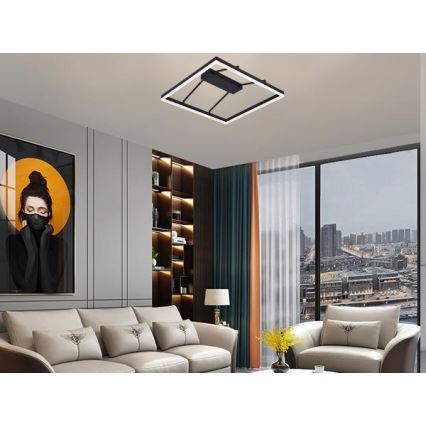 LED Dimmbar ytmonterad plafond LED/55W/230V 3000-6500K + fjärrkontroll