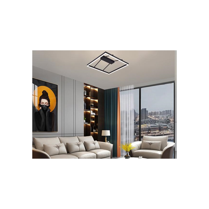 LED Dimmbar ytmonterad plafond LED/55W/230V 3000-6500K + fjärrkontroll