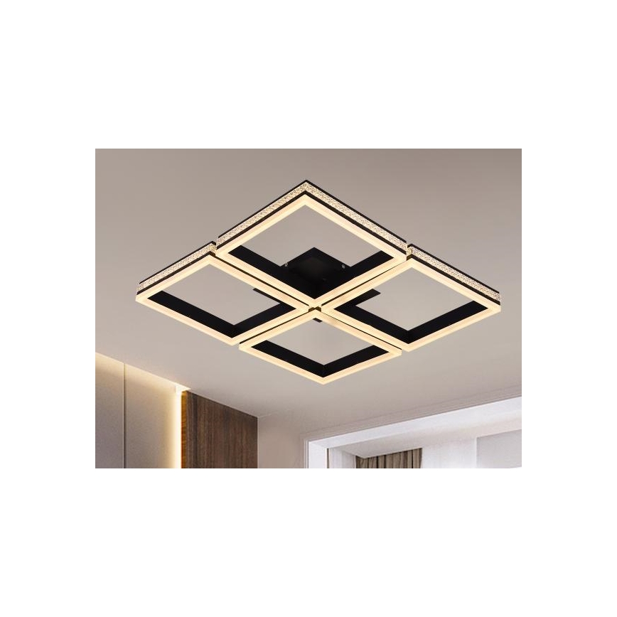 LED Dimmbar ytmonterad takarmatur LED/215W/230V 3000-6500K + med fjärrkontroll