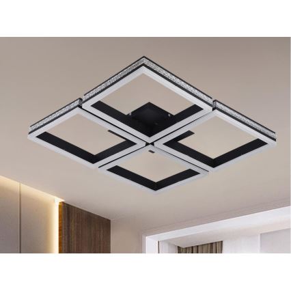 LED Dimmbar ytmonterad takarmatur LED/215W/230V 3000-6500K + med fjärrkontroll