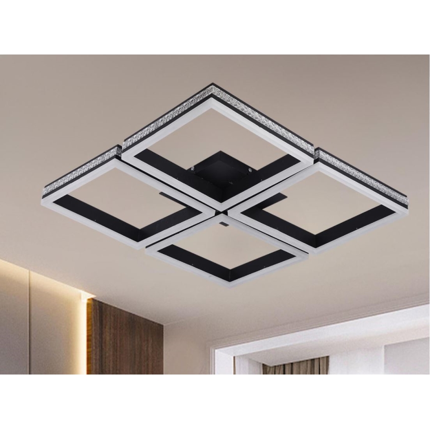 LED Dimmbar ytmonterad takarmatur LED/215W/230V 3000-6500K + med fjärrkontroll