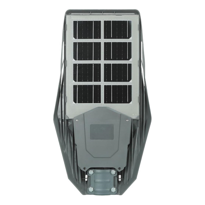 LED Dimmerbar gatulampor med solceller med rörelse- och skymningsgivare KERS LED/300W/3,2V 6500K 8000 mAh IP65 grå + fjärrkontroll